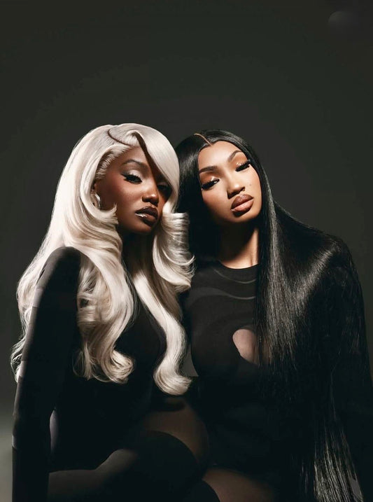 Super double drawn Vietnamese silk HD 5x5 closure. 3-bundle set, virgin or raw, dense from root to tip. Available 8”–40”.